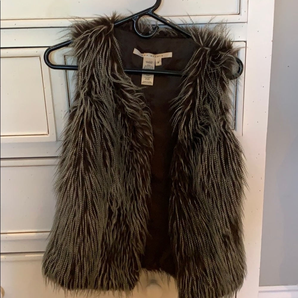 Faux fur vest